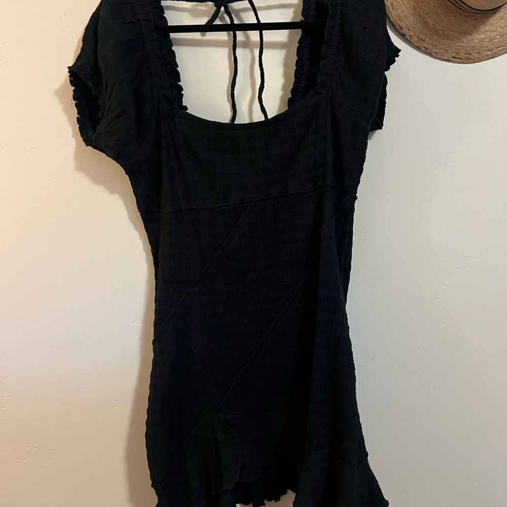 Free People Black Mini Dress